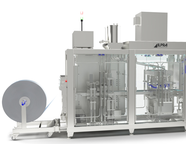 Ultra hygienic form remplissage et operculage machine de conditionnement