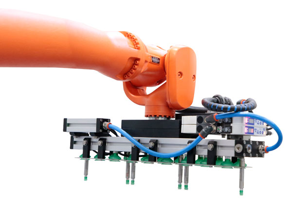 Robotic arm machine de conditionnementry