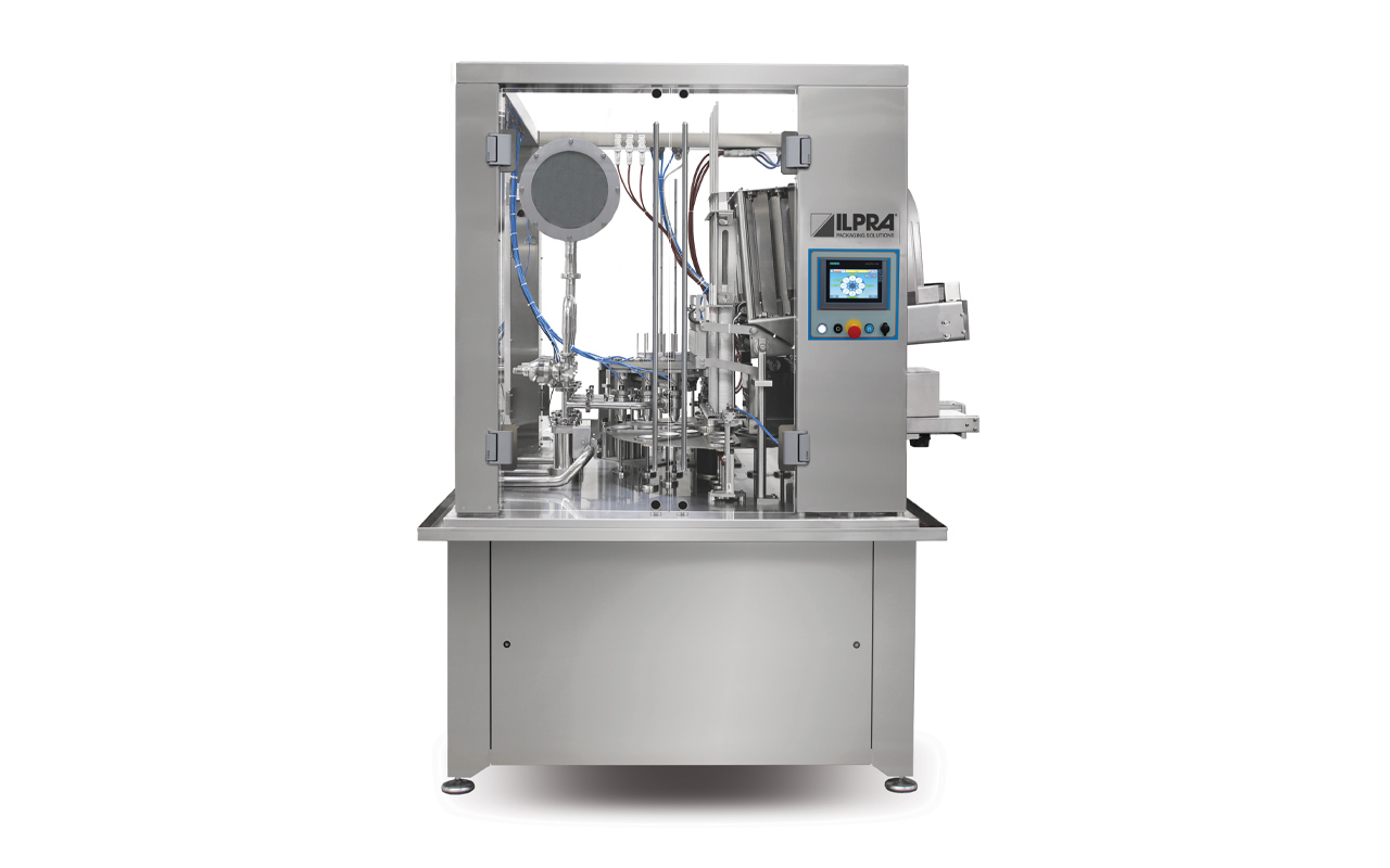 ILPRA remplissage et operculage 7000 machine de conditionnement