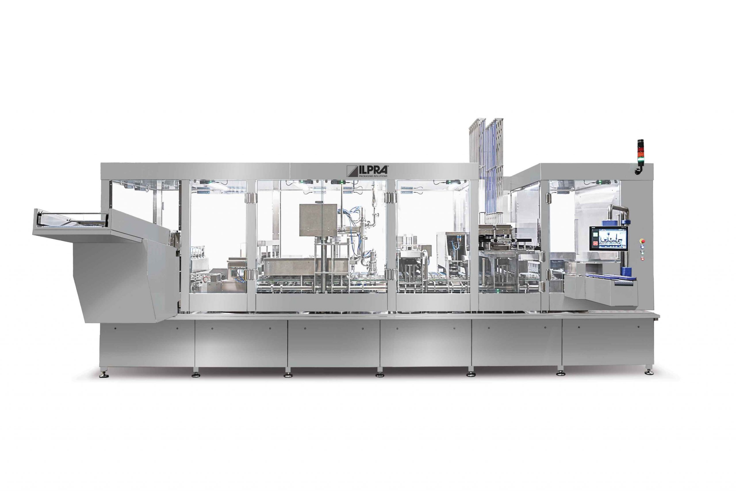 ILPRA remplissage et operculage inline 6L machine de conditionnement