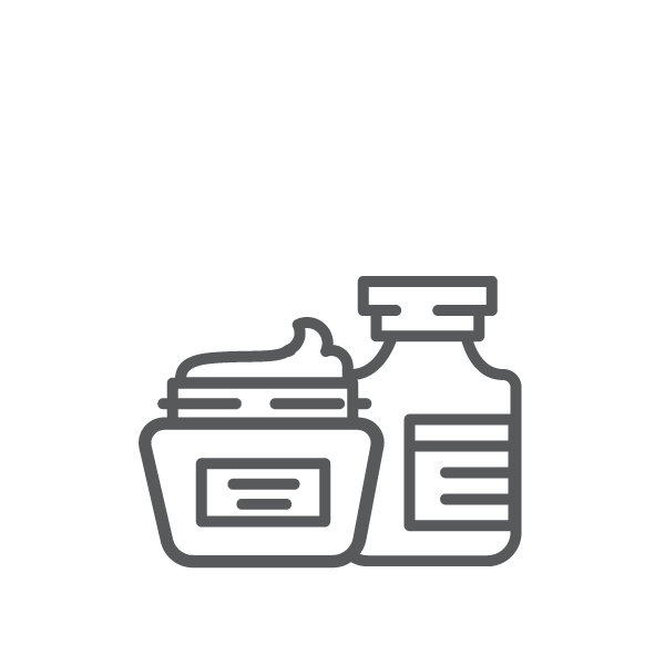 Medical and cosmetic solution de conditionnements
