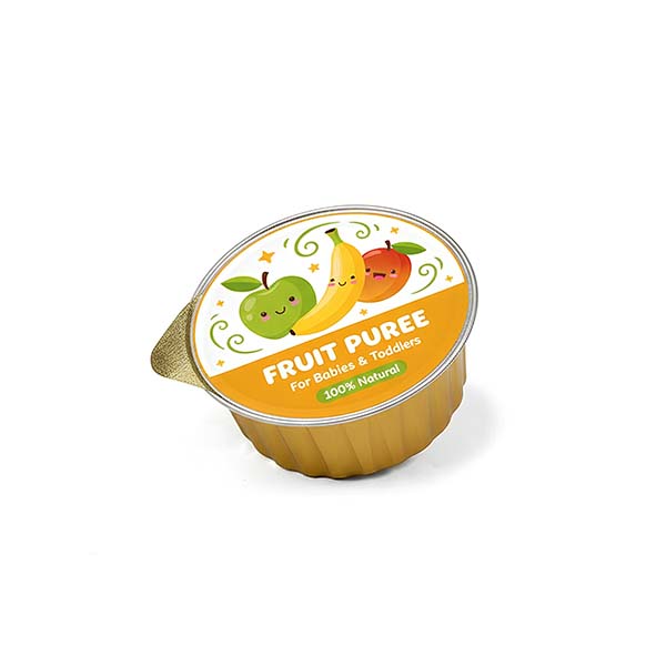 Baby food remplissage de gobelets and operculeuse for France
