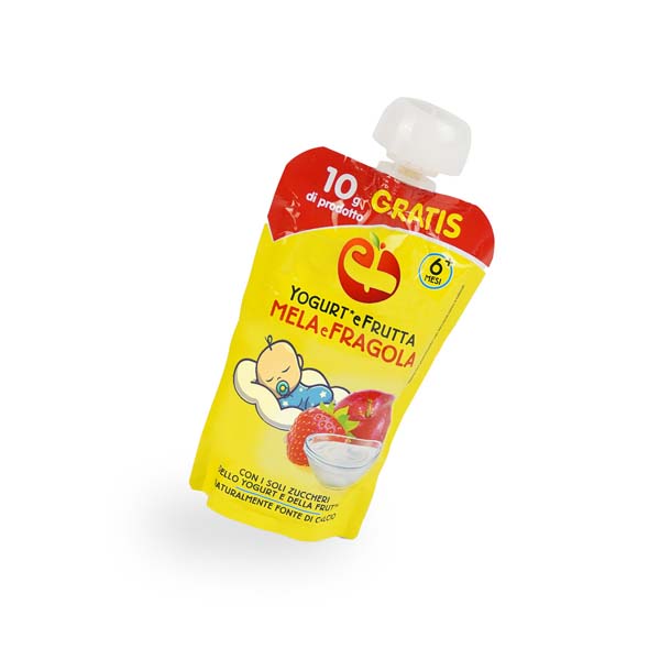 Baby food doypack with spout machine de conditionnement France